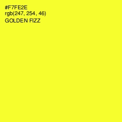#F7FE2E - Golden Fizz Color Image